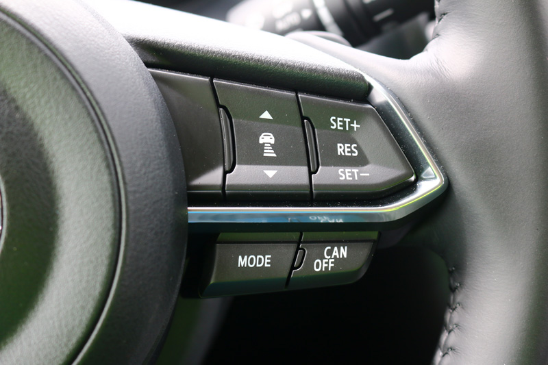 新年式Mazda3在旗艦型上增配MRCC主動車距控制巡航系統。