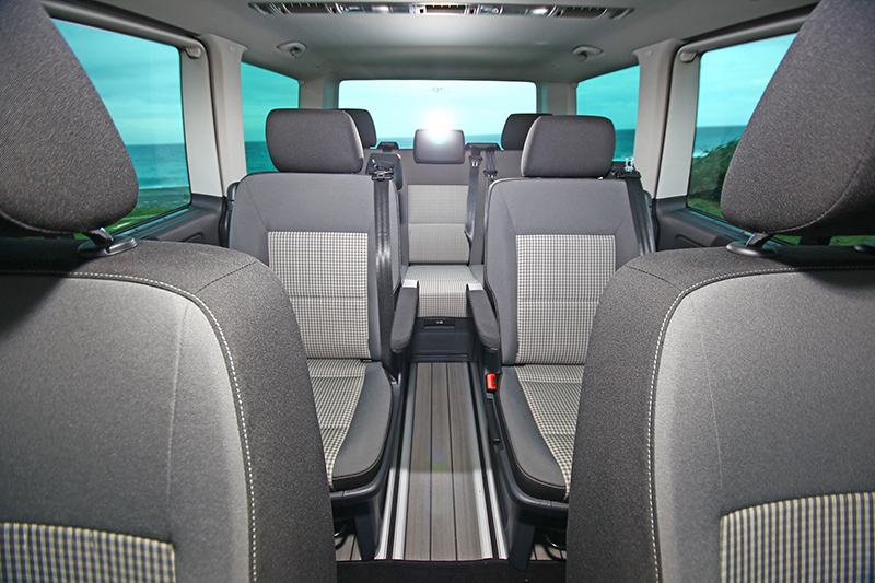 Volkswagen Multivan所擁有的完整七人座大空間,無論載人或置物都是一時之選。