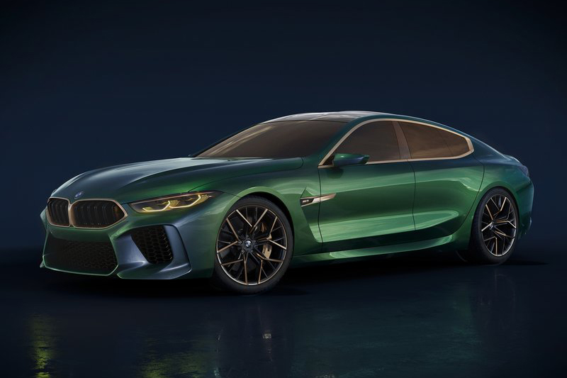 搶在8 Series Coupe前發表的M8 Gran Coupe Concept,表示BMW極為看重高端四門Coupe這塊市場。