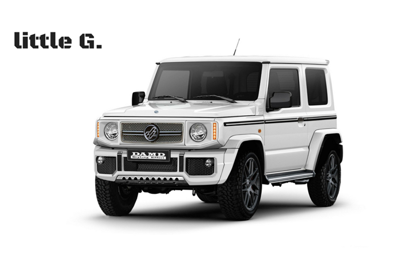 登愣!這就是將兩車組合後的樣貌,我們一直Baby-G、Baby-G的叫,現在真的出現超Q的DAMD Little.G了吧!