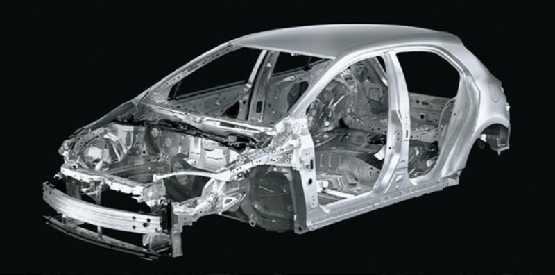 車體採用1,500MPa等級超高強度鋼材,透過超高剛性結構提高車輛穩定性