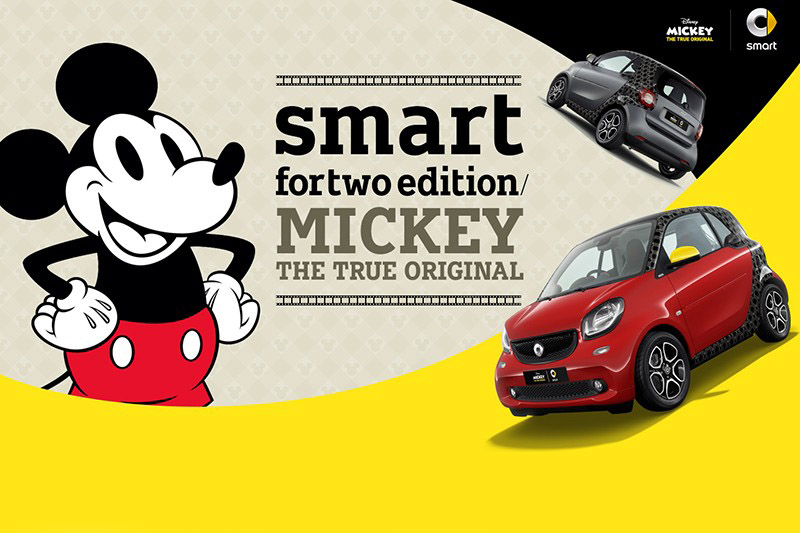  歡慶米奇九十大壽！日本Smart Fortwo Mickey The True Original特式車限時開賣 