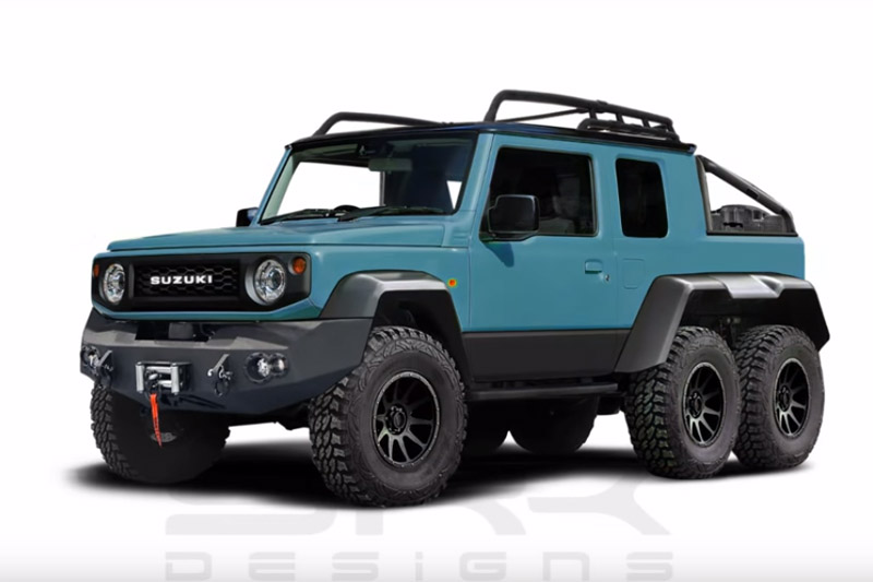  將Suzuki Jimny改成6x6版本如何？看看SRK Designs 怎麼做！(內有影片) 