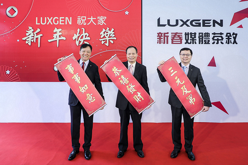 Luxgen啟動「八四三計劃」,以全方位發展創新面貌。(圖左至右:曹中庸副總經理、蔡文榮總經理、白清源協理)