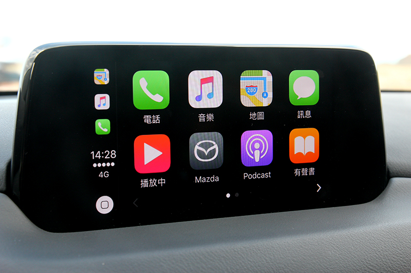 Apple Carplay當然也有配置,因這已是CX-5標配。