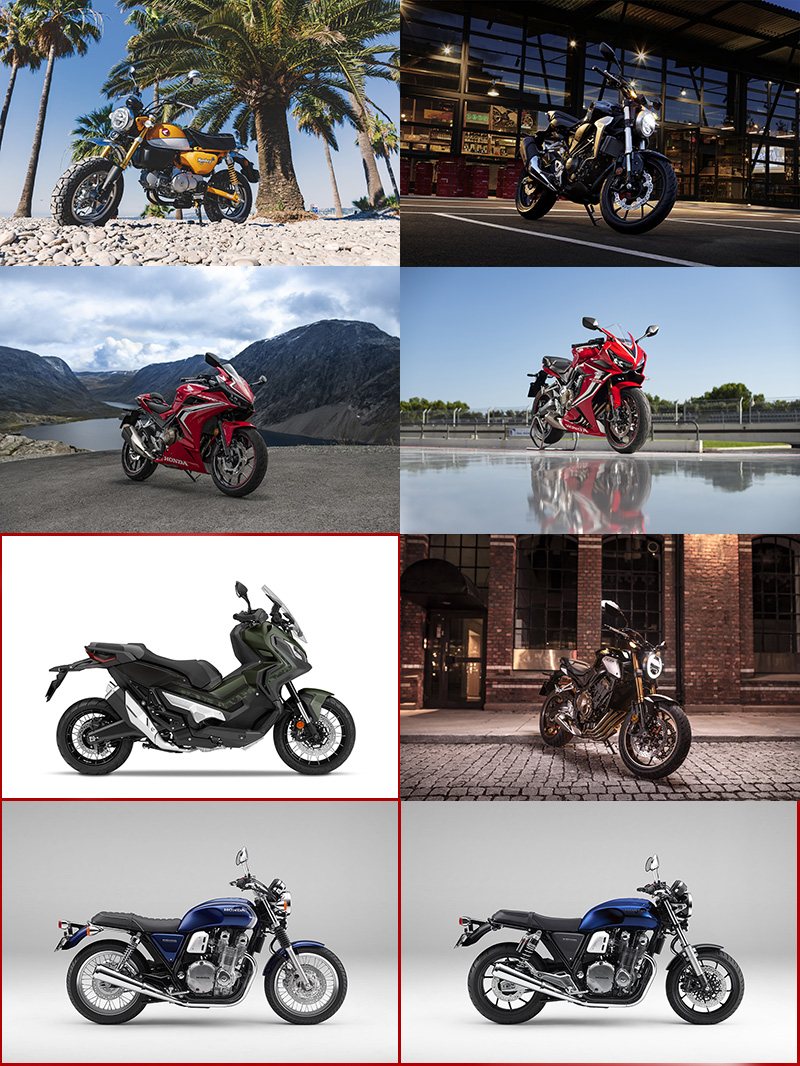 Honda二輪事業將在2019引進包括:Monkey、CB300R、CBR500R、CB1100EX等多款新車。