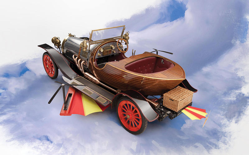1968年的Chitty Chitty Bang Bang滿像一回事的,但這只是用由電影。