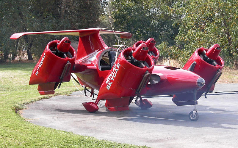 Moller Sky Car M400可以垂直起降,但這是飛機吧。