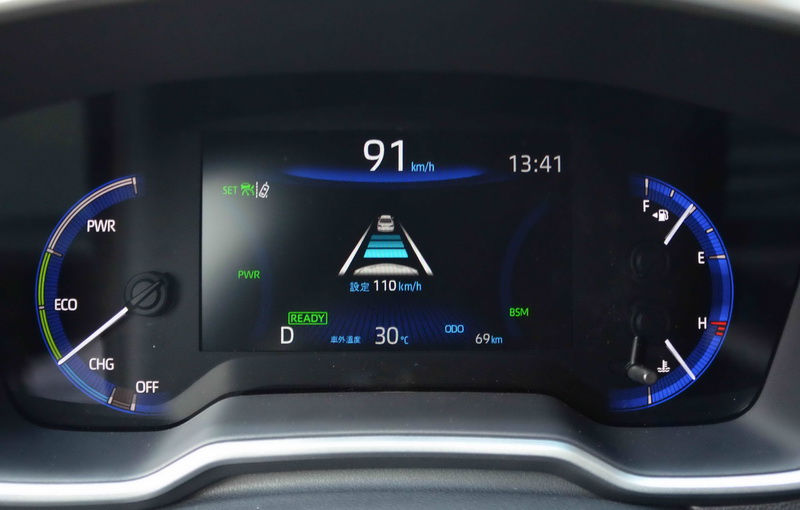 ACC非全速域控制,僅能在時速30 km/h~180 km/h的條件下作動