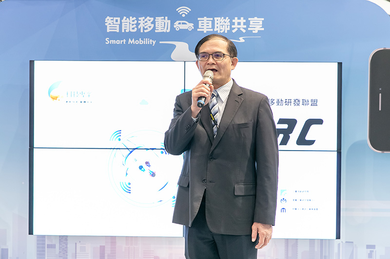 台灣車輛移動研發聯盟(mTARC)主委胡竹生致詞