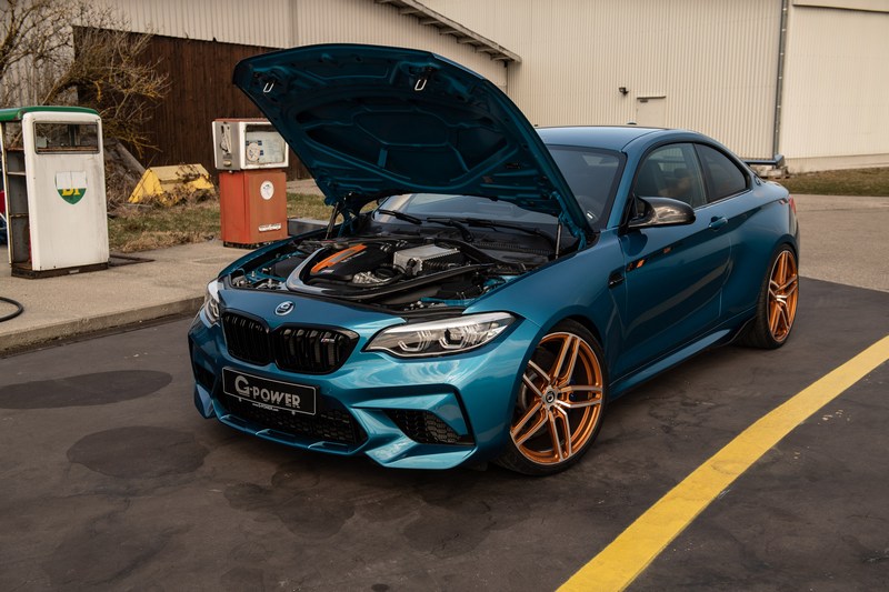G-Power在加大渦輪與更換排氣系統電腦後,一舉讓M2 Competition動力提升至680hp/87.7kgm。
