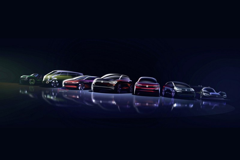 Volkswagen未來會有ID. Crozz、ID. Buzz、ID. Vizzion、ID Roomzz等各種級距電動車,也會採數字方式命名。
