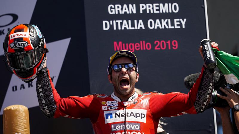 Petrucci奪下個人在MotoGP級別首勝。
