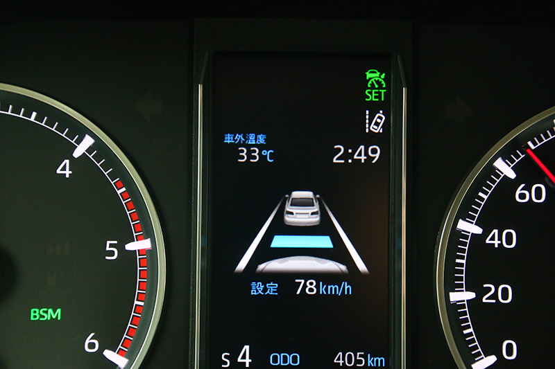 Granvia亦配有DRCC雷達感應式車距維持系統、LDA車道偏移警示系統、PCS預警式防護系統、BSM盲點偵測警示系統等主動安全科技,並標配六具氣囊。