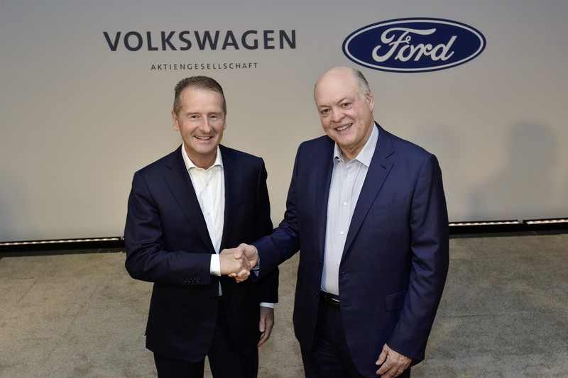  各取所需，Volkswagen與Ford合作攜手邁向電動車與自駕美好的未來 