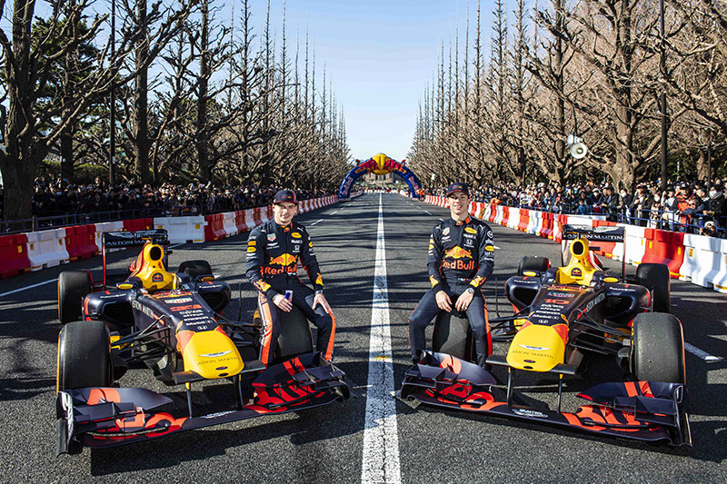 2020 Red Bull Racing F1 Showrun由F1車手帶領F1賽車及維修團隊登台。