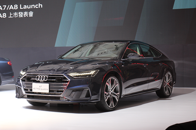 A7 Sportback提供45 TFSI quattro單一車型。