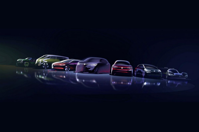 為象徵電動時代來臨,Volkswagen也ˇ趁此進行廠徽改版。