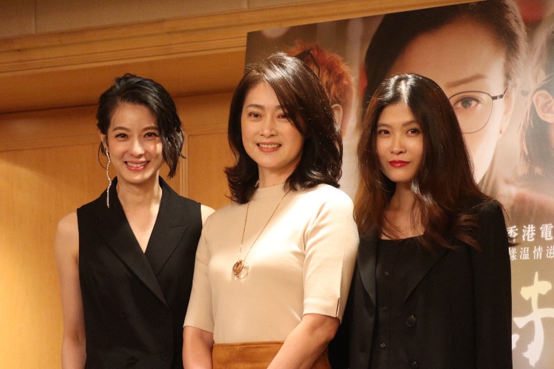 (左起)賴雅妍、劉瑞琪及導演麥曦茵