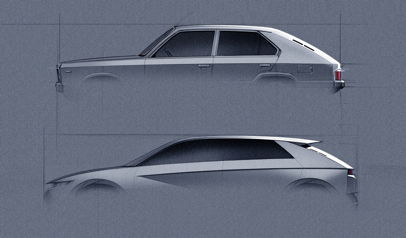 車明另一原因 則是45 EV Concept設計靈感源自於45年前的Pony Coupe Concept。
