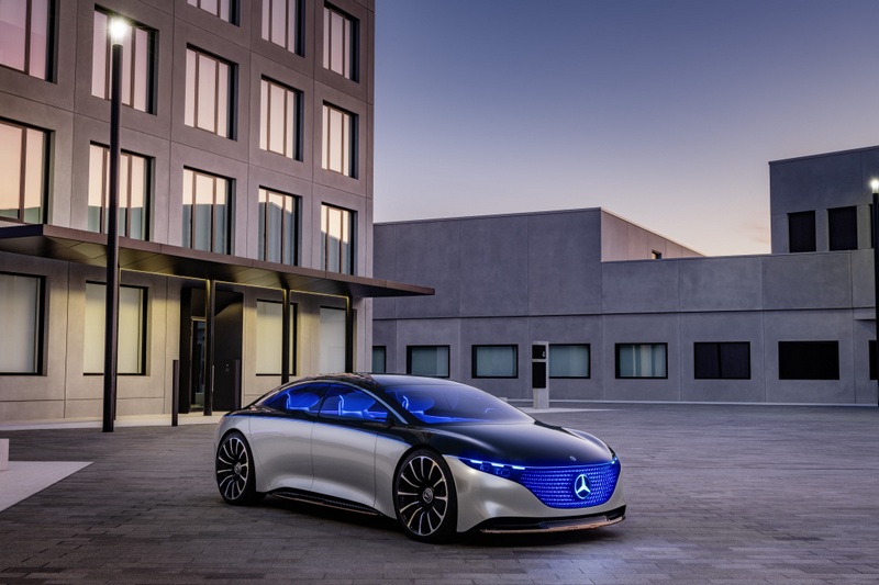 從車展就能知道賓士已將重心轉至電動車。