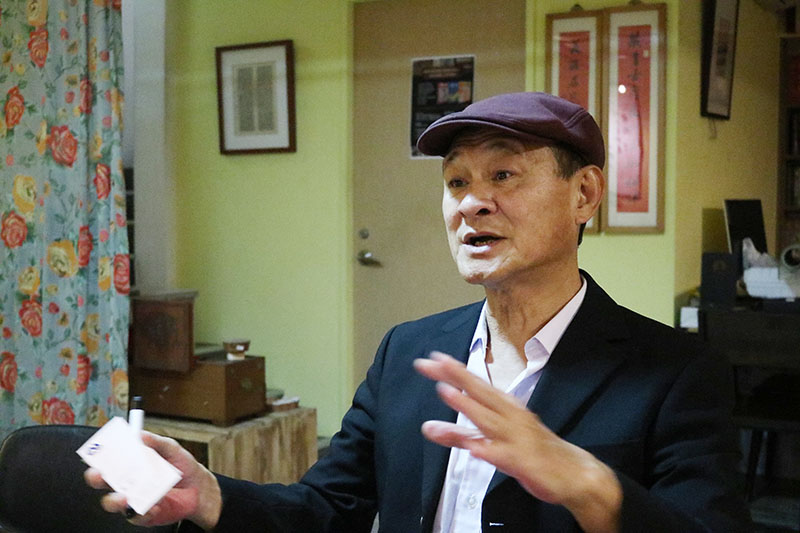 金鐘視帝陳慕義接受媒體訪問