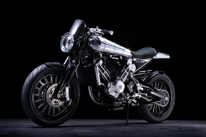 Aston Martin與Brough Superior合作推出限量機車,造型應也會有復古設計。