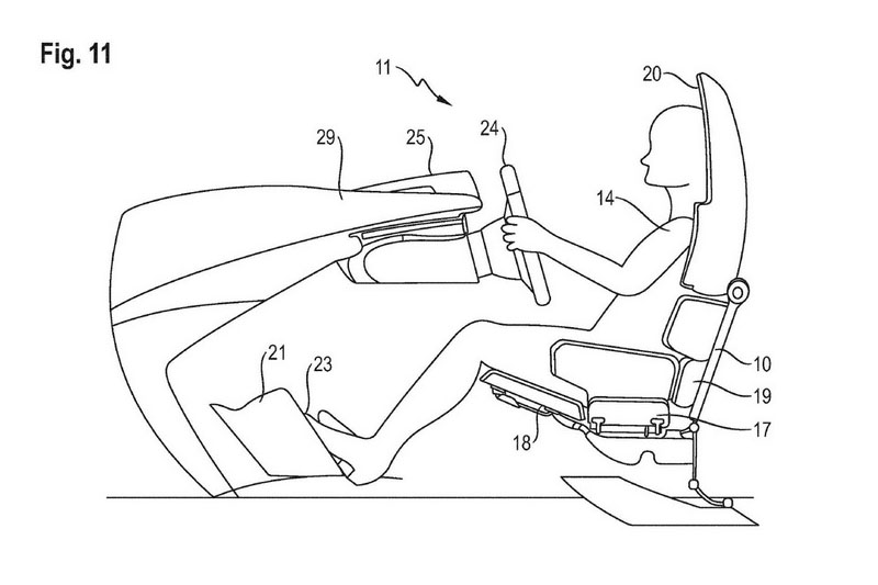  Porsche為自駕車打造的座椅專利圖意外曝光! 