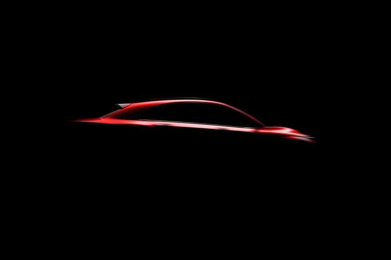 日前公佈的車側圖已經可以看見QX55身形輪廓。