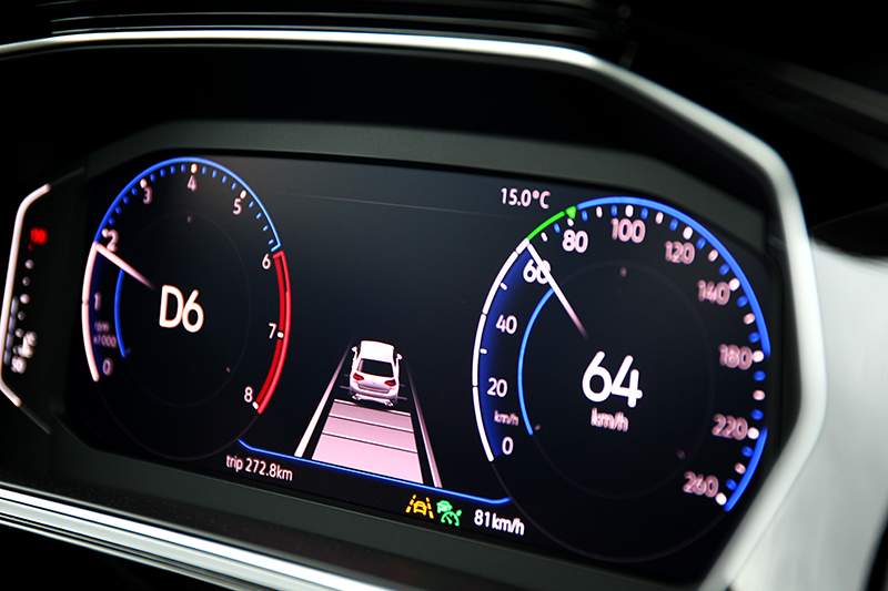 Style Design以上之車型標配10.25吋數位駕駛儀表