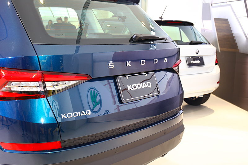 新年式Kodiaq廠徽改為Skoda字樣。