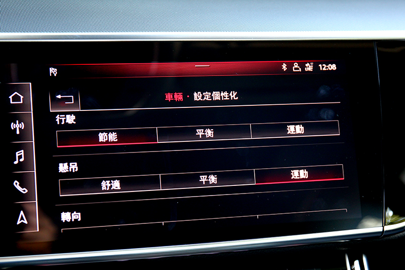 主動式電子懸吊提供相當舒適的乘坐感受,但模式間的個性差異並不鮮明。