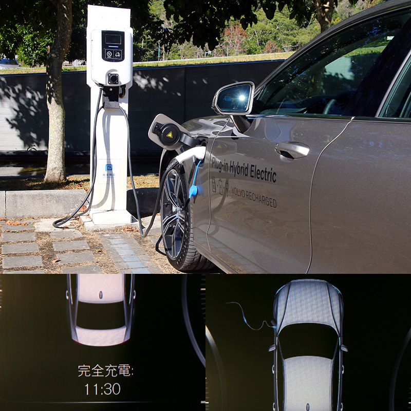 S60 T6 TwEn Inscription配置一組11.6千瓦小時的鋰電池模組,以一般充電設施充電可在約4小時的時間充滿將電池充滿,每一次充滿在純電模式下最大的續航力可達51公里。