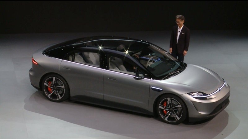 Sony在CES展中帶來Vision-S Concept概念車。