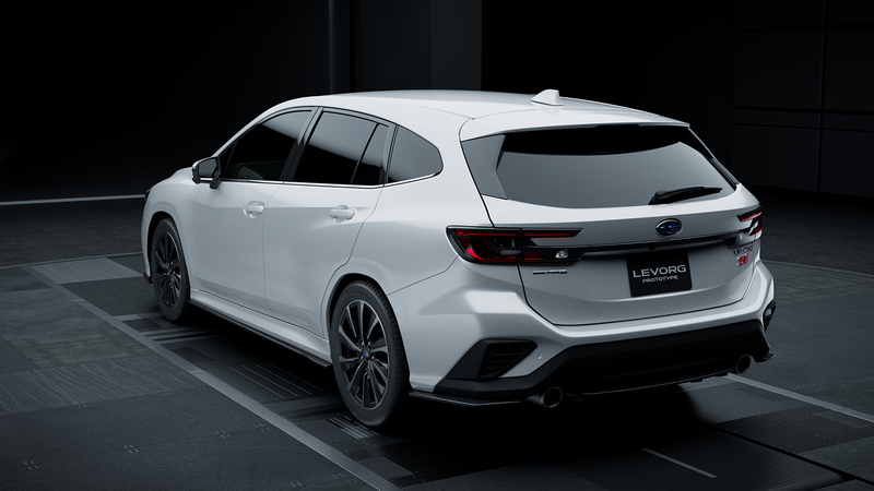 Levorg Prototype STI Sport外觀無外配置空力套件突顯運動化氣息。