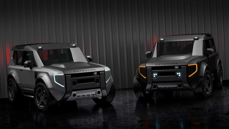 Dejan Hristov所繪製的Defender入門車型預想圖。