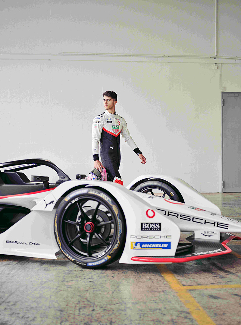 TAG Heuer Porsche Formula E 車隊推派Frédéric Makowiecki (FR) 與 Thomas Preining (AT)兩位車手參與摩洛哥站慣例舉辦的Rookie Test 新秀測試。