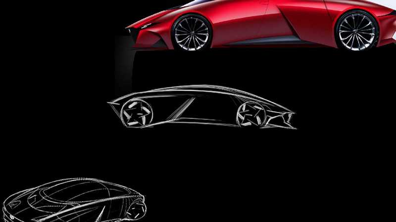 這款跑車命名為Mazda 9,並且採用轉子引擎與電動馬達的油電動力系統。
