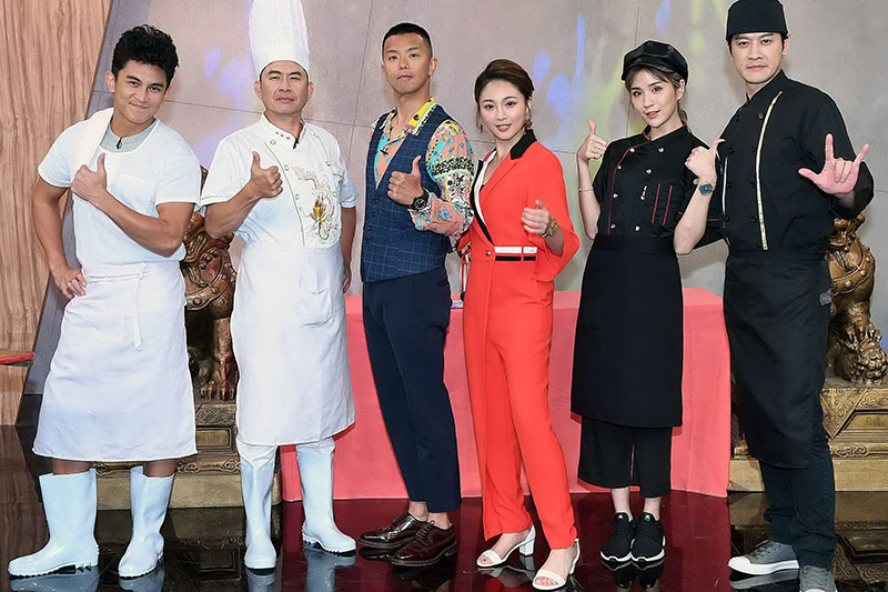 《台語我上讚》TERRY(左起)、洪都拉斯、小鬼、文綺、潘映竹、張勛傑