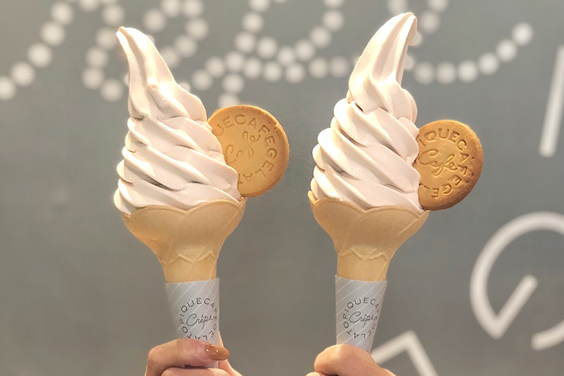 gelato pique cafe 期間限定_蜷尾家聯名_芋泥牛奶霜淇淋