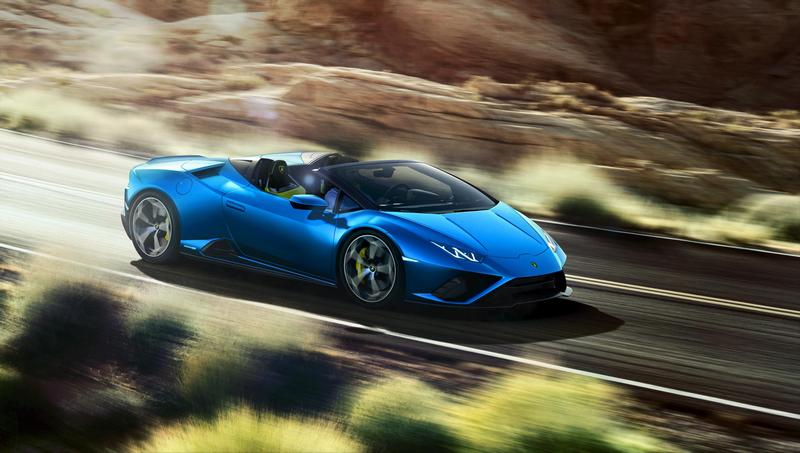 動力雖調降至610hp/57.1kgm,但Huracan EVO RWD Spyder依舊非常迷人。