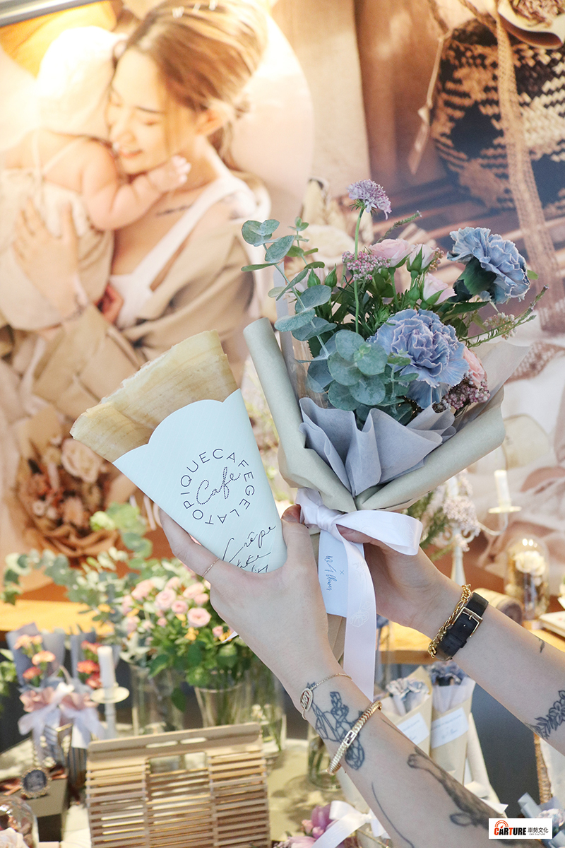 日本法式傳統可麗餅咖啡屋gelato pique café、Wave Flower浪花母親節限時快閃。
