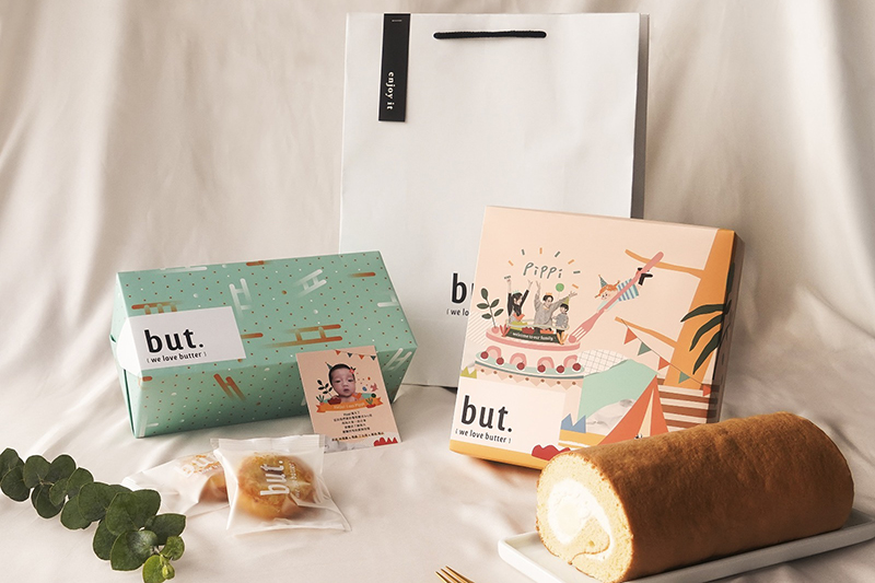 林宥嘉女兒Pippi滿月,but.(we love butter)以繪本元素設計專屬包裝彌月禮盒。