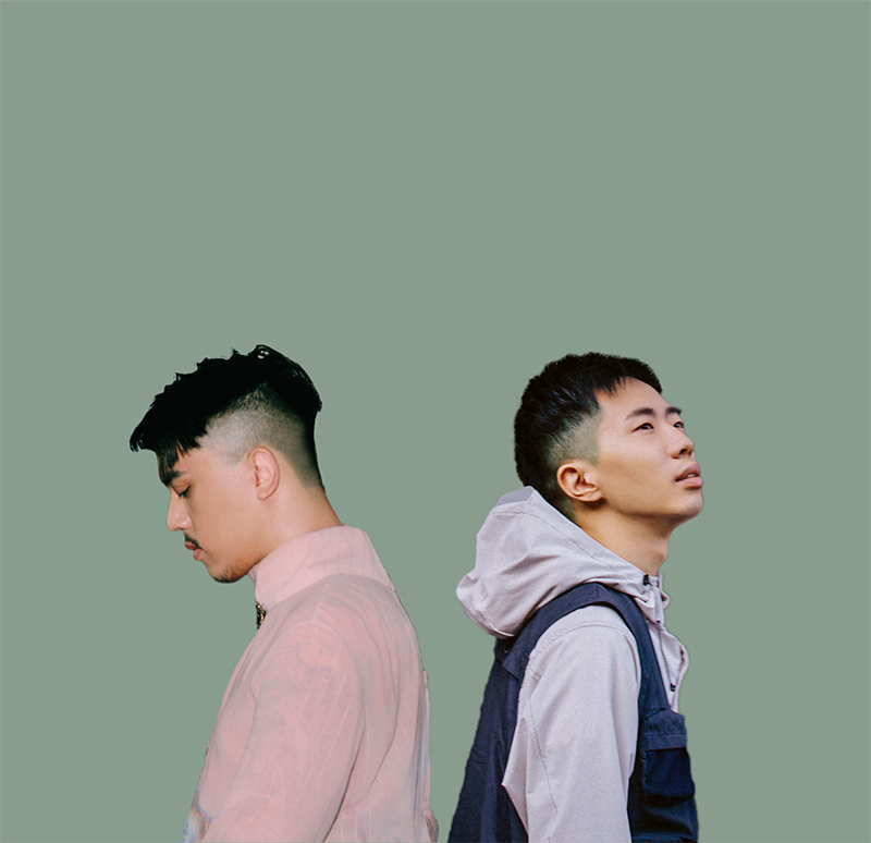鄭興(右)新專輯《眼淚博物館》,新歌「陽台」揪Hush(左)浪漫對唱。/洗耳恭聽與相知音樂提供
