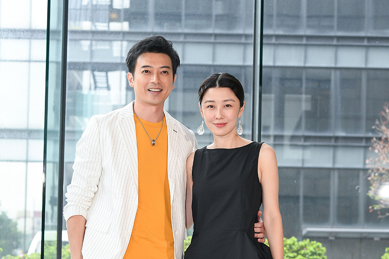 《羅雀高飛》李維維(右)首次台語挑戰腹黑心機女, 田家達(左)演出最帥長工。