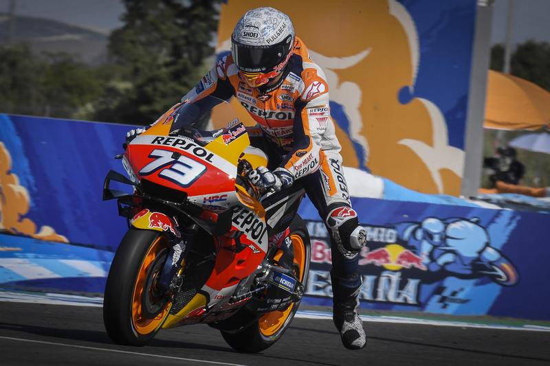 Alex Marquez還在適應MotoGP車輛性能,因此本站僅有跑出12名成績。