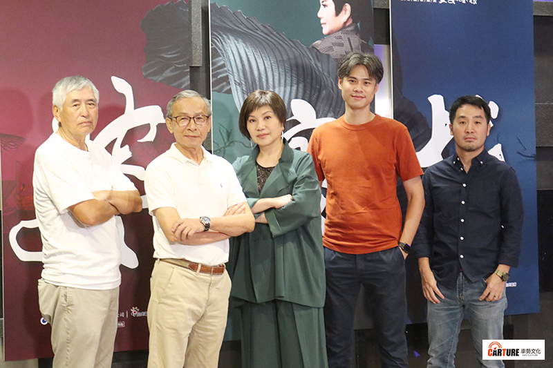 《孟婆客棧》製作團隊陣容(左起)柯一正、 吳念真 、 唐美雲 、 吳定謙、 李中