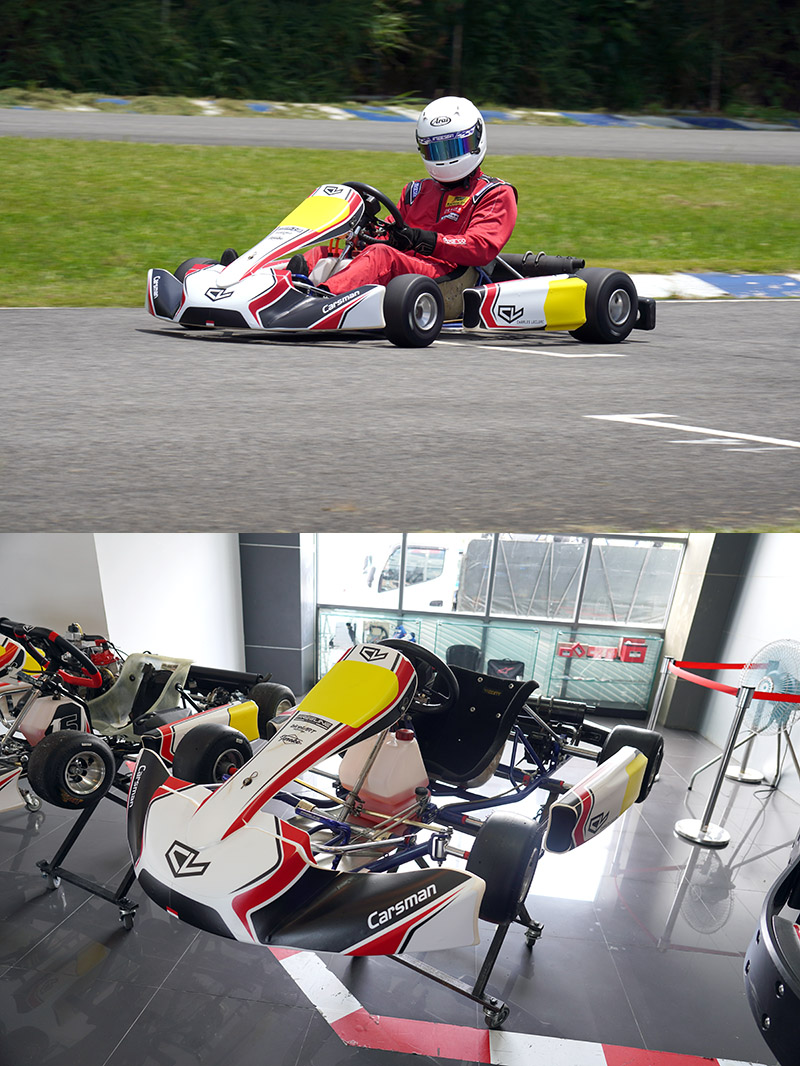 上Charles Leclerc外觀套件的Yamaha SL〈泛稱KT-100,使用Yamaha KT-100 SEC引擎〉賽車