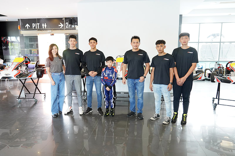 Birel ART Charles Leclerc系列卡丁車架參賽的車手群。