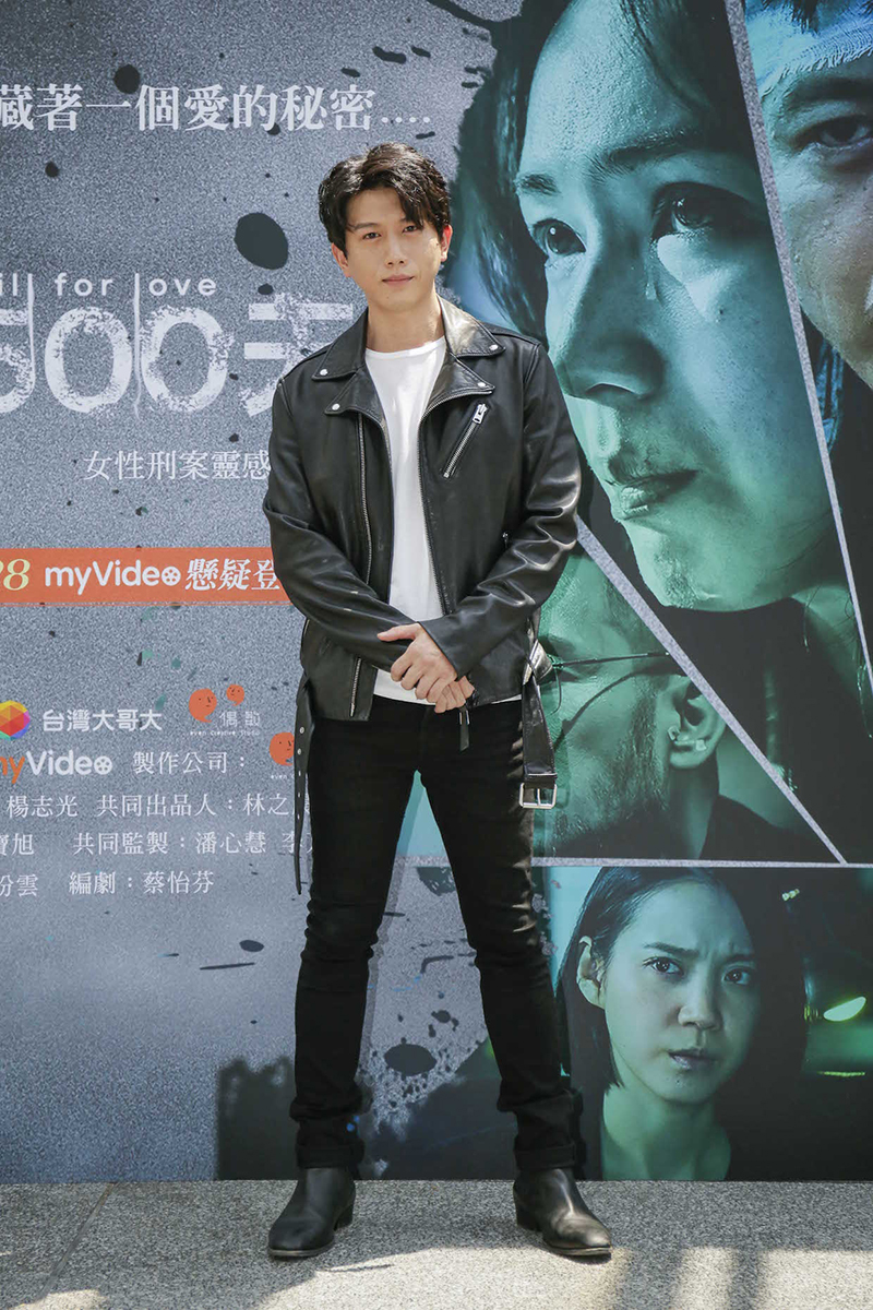 《追兇500天》首映記者會出席演員莫子儀。